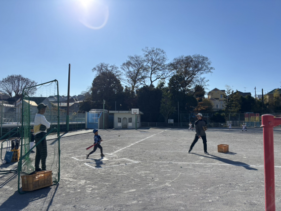 野球教室を開催しました